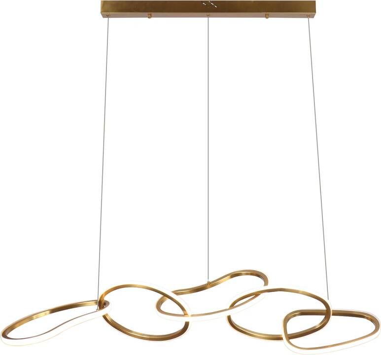 Richmond Interiors Richmond Hanglamp Flyn LED 125cm Brushed Gold - Foto 1