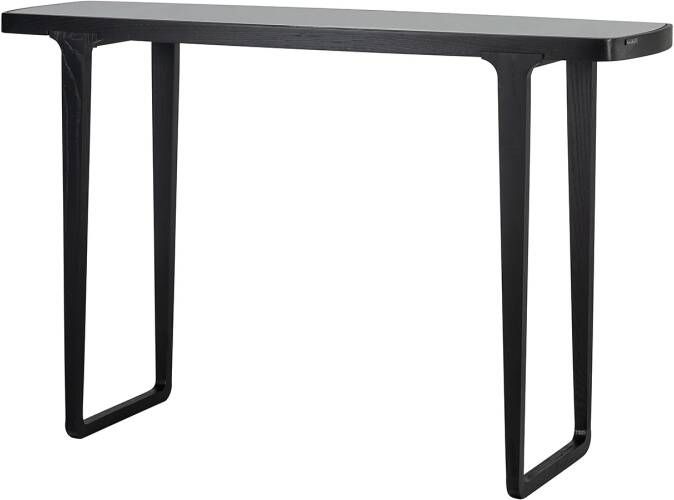 Richmond Interiors Richmond Sidetable Monfort Glas en Essenhout 130cm Zwart - Foto 2