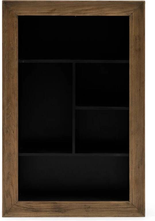 Riviera Maison Boekenkast industrieel Eivissa Book Cabinet Small Gerecycled Eikenhout Bruin