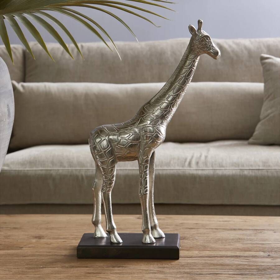 Rivièra Maison Riviera Maison beeldje Zilver RM Classic Giraffe Aluminium - Foto 1