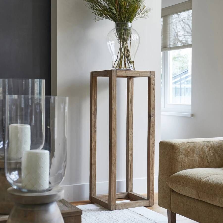 Rivièra Maison Plantenstandaard in gerecycled eikenhout 40 cm breed en 110 cm hoog