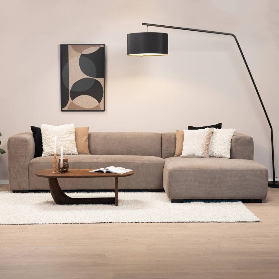 Sohome 2 5-zits Loungebank Moiré Lichtbruin - Foto 1