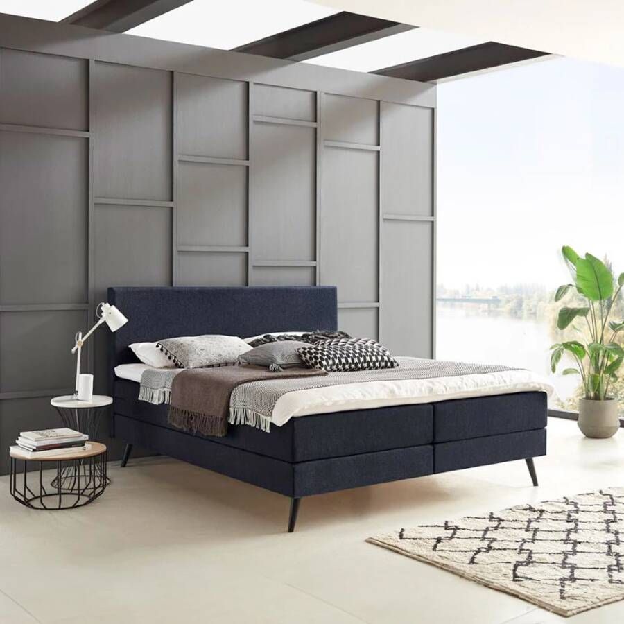 Sohome Boxspring Nora donkerblauw