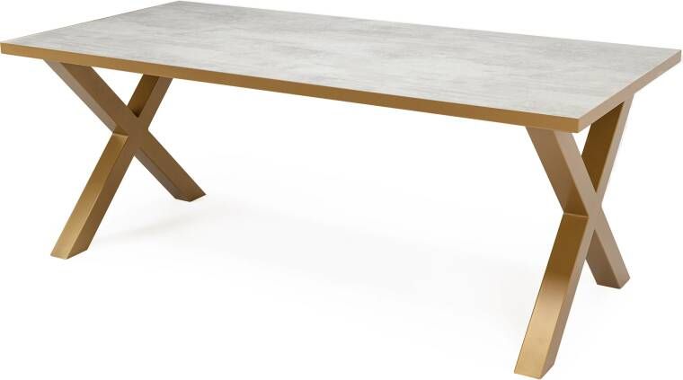 Stalux Eettafel Tafel Roos Duurzaam Modern Design Onderhoudsvriendelijk Beton 180 cm