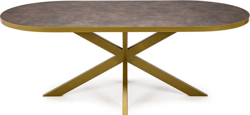 Stalux Eettafel Tafel Noud Stijlvol Design Duurzaam Materiaal Gemakkelijk Onderhoud Bruin 180 cm - Foto 2