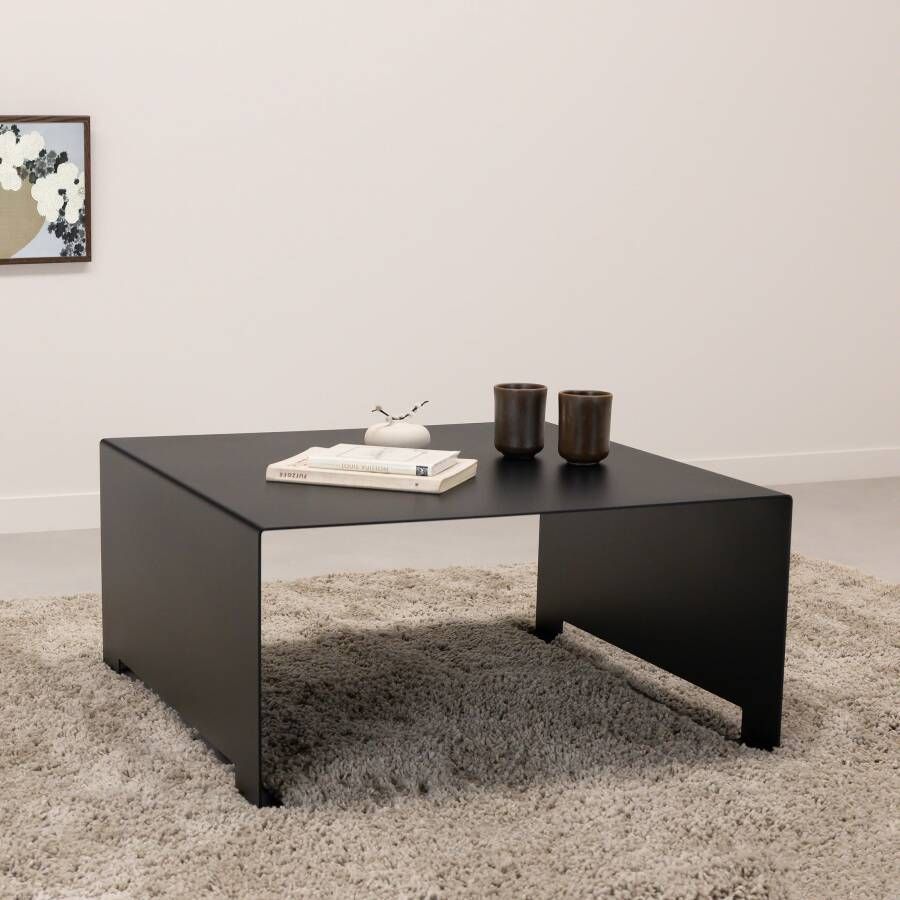 STALUX Ovale Salontafel Zara 110 x 50cm bruin notenhout Ovaal - Foto 2