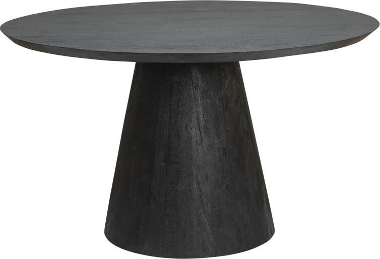 Tower Living Ronde Eettafel Premana Mangohout 150cm Zwart