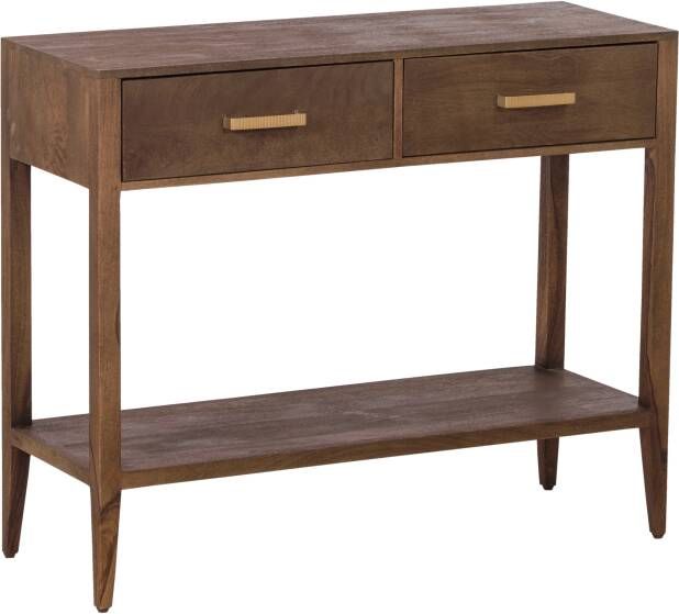 Tower Living Sidetable Belvedere Mangohout 110cm Bruin
