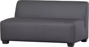 Vtwonen Hollandia 2-Zits Bank Outdoor PVC Grijs 74x129x85