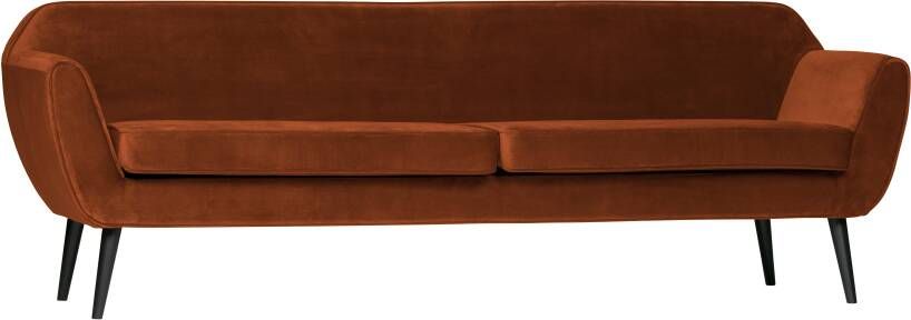 WOOOD Bank Rocco 4-zits Velvet Roest