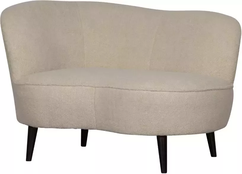 WOOOD Lounge Fauteuil Sara Links Teddy Off White