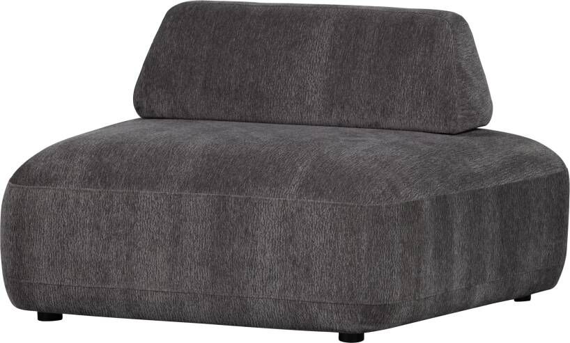 WOOOD Exclusive Fauteuil Sterck Polyester Charcoal 118x102x41
