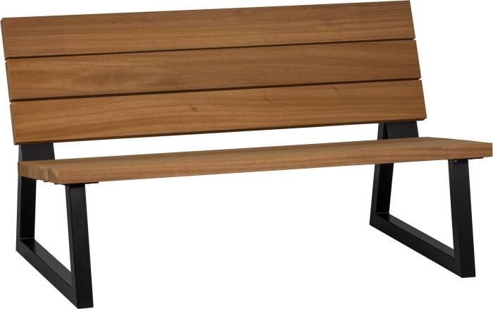 WOOOD Banco Outdoor Bank Hout Metaal Naturel 78x132x82