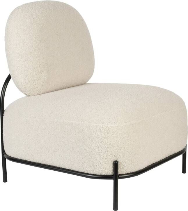 AnLi Style Lounge Chair Polly Teddy Ivory - Foto 2