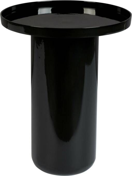 Zuiver Ronde Bijzettafel Shiny Bomb 40cm Zwart