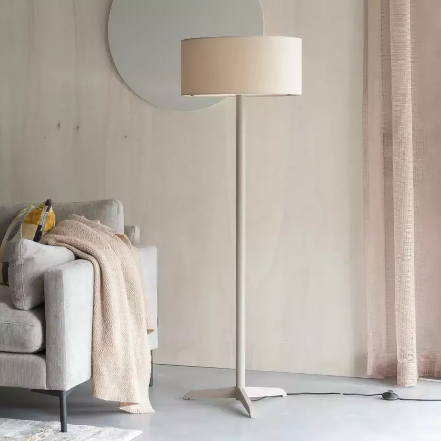Zuiver Vloerlamp Shelby 155cm Taupe