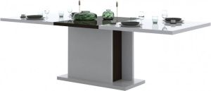 Ameubelment Uitschuifbare eettafel Karat 180 tot 225 cm breed Hoogglans wit