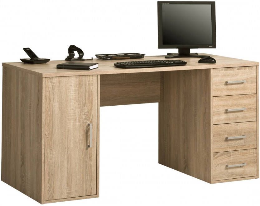 Bermeo Bureau Frido 150 cm breed Sonoma eiken