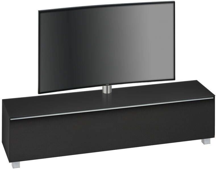 Bermeo Tv meubel Stick 180 cm breed Zwart