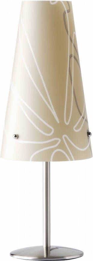 Brilliant Tafellamp Isa 36 cm hoog in bruin