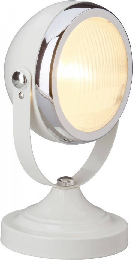Brilliant Tafellamp Relax 1x E14 van 28W in hoogglans creme