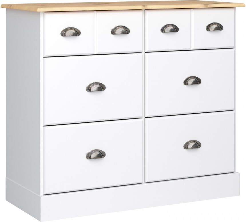 DS Style Commode Nola 78 cm hoog in wit