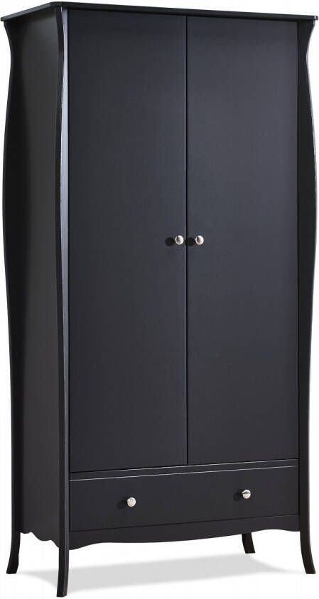 DS Style Kledingkast Baroque 99 cm breed in zwart
