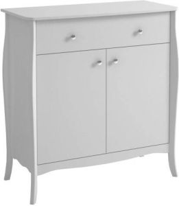 DS Style Opbergkast Baroque 102 cm hoog in wit