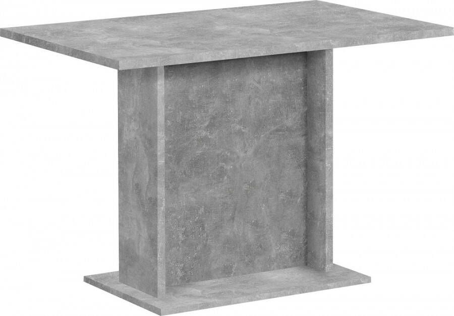 FD Furniture Eettafel Bandol 3 van 110 cm breed in grijs beton