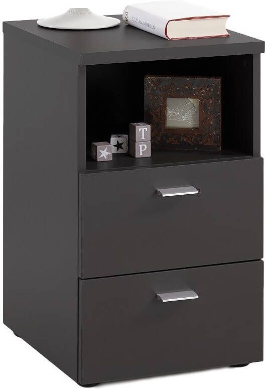 FD Furniture Nachtkastje Colima Small 62 cm hoog in zwart