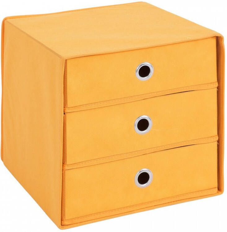 FD Furniture Opbergbox Mega Trio in oranje