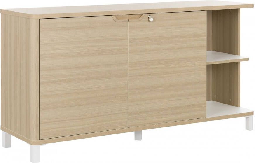 Gamillo Furniture Archiefkast Absolu 160 cm breed in eiken