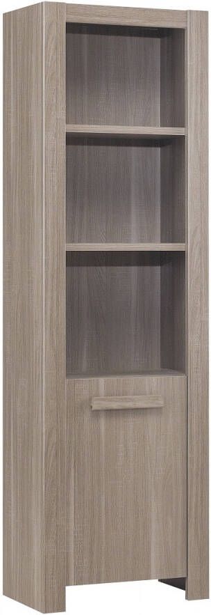 Gamillo Furniture Boekenkast Hangun 196 cm hoog in houtskool eiken