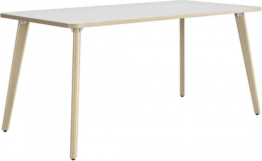 Gamillo Furniture Bureau tafel Artefact 140 cm breed in wit met eiken