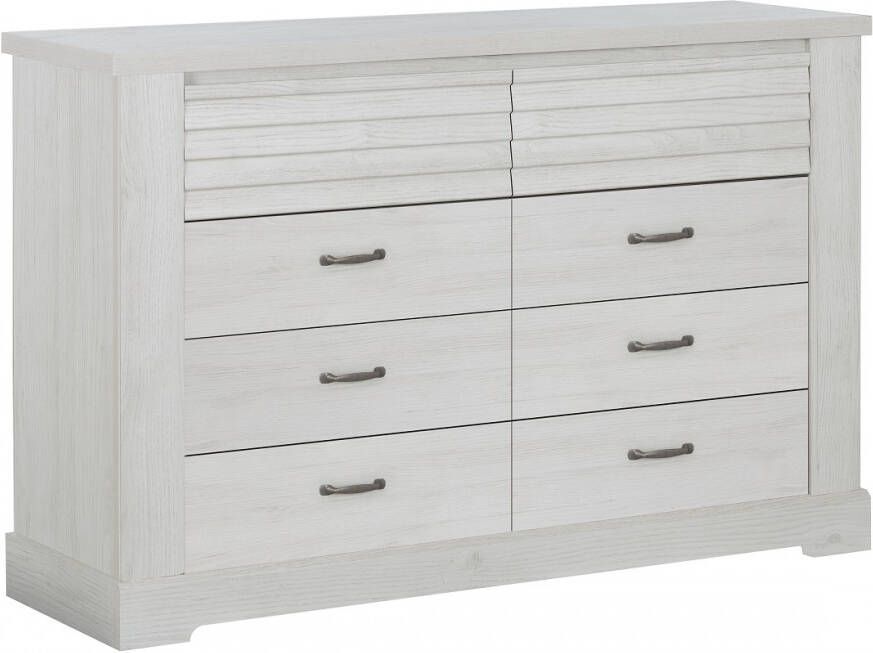 Gamillo Furniture Commode Thelma 151 cm breed in gekalkte kastanjehout