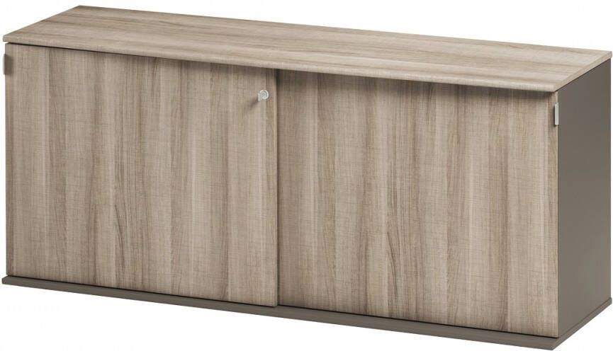 Gamillo Furniture Dressoir Jazz 160 cm breed in grijs eiken met grijs