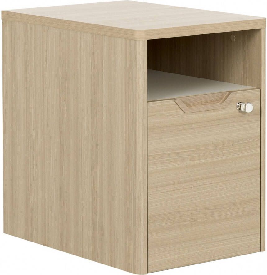 Gamillo Furniture Ladeblok Absolu 1 van 64 cm hoog in eiken