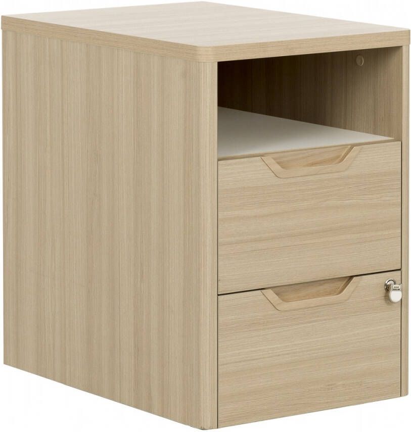 Gamillo Furniture Ladeblok Absolu 2 van 64 cm hoog in eiken