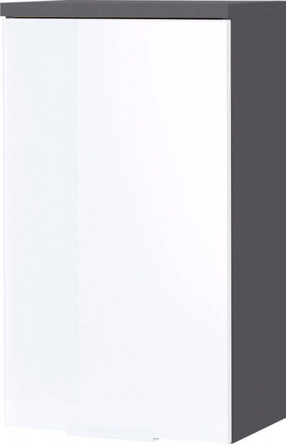 Germania Badkamer hangkast Pescara 69 cm hoog wit met grafiet