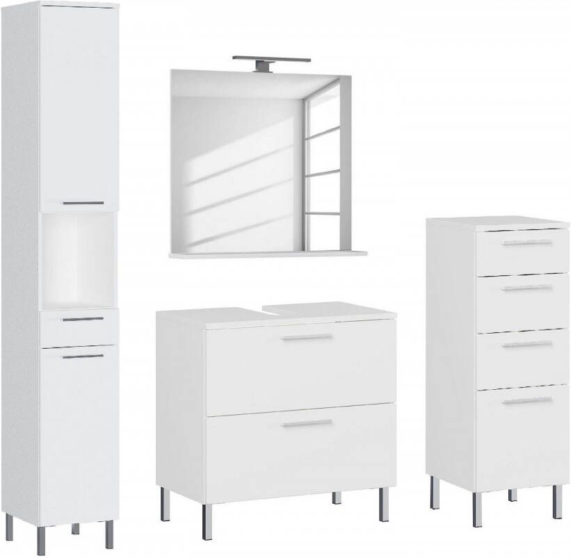 Germania Badkamermeubelset Arvada 4 in wit