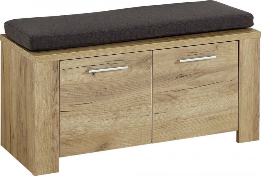 Germania Schoenenbank Castera 45 cm hoog eiken