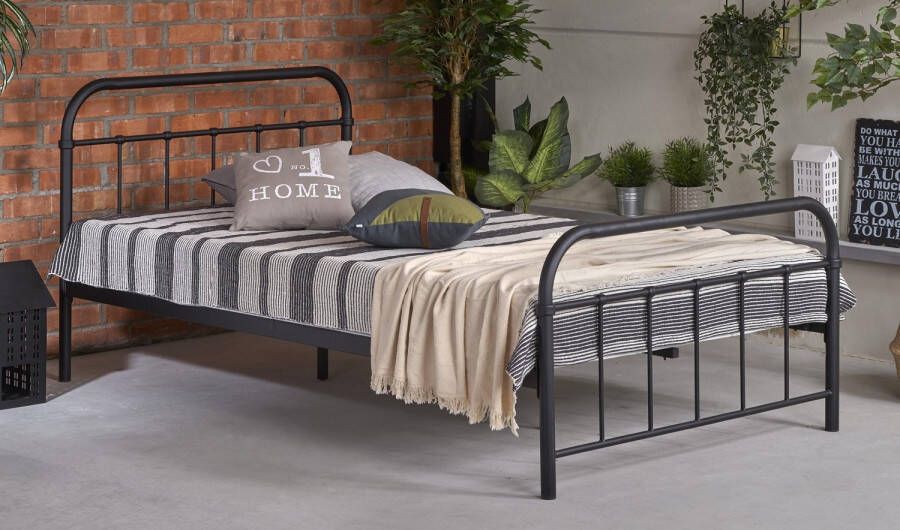 Home Style Bed Lemi 120x200cm in zwart