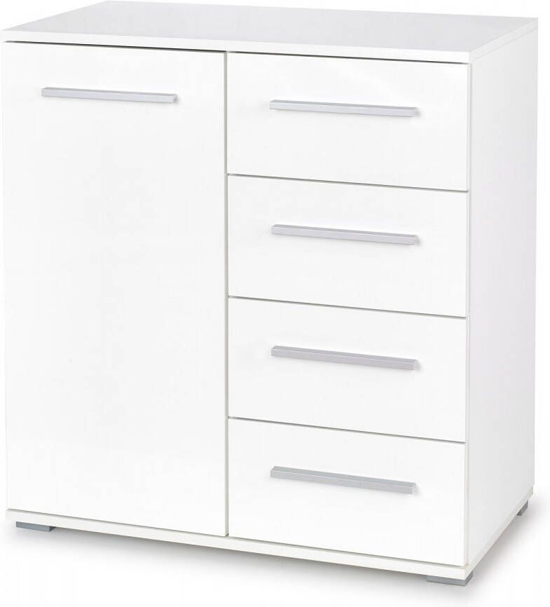 Home Style Commode Lima 82 cm hoog in hoogglans wit