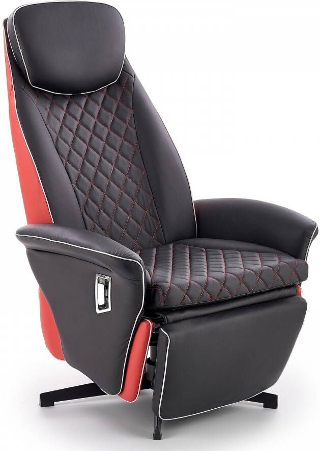 Home Style Fauteuil Camaro in zwart met rood online kopen