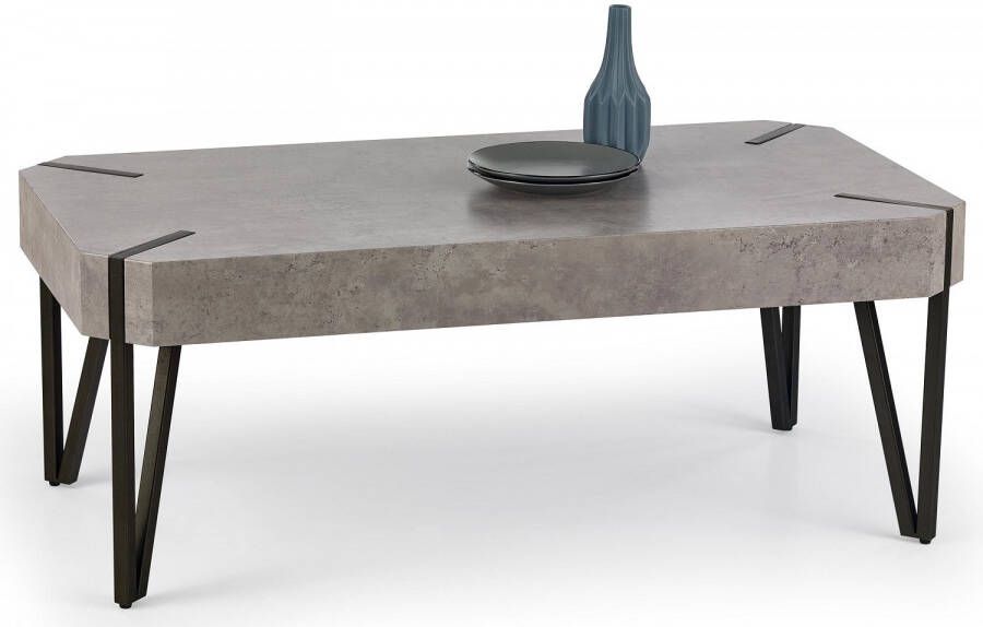 Home Style Salontafel Emily 110 cm breed in grijs beton