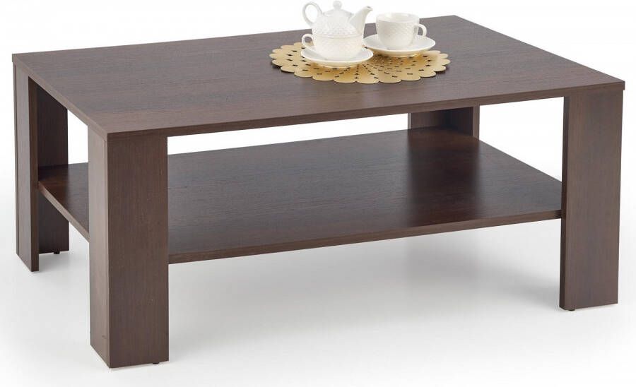 Home Style Salontafel Kwadro 110 cm breed in walnoot