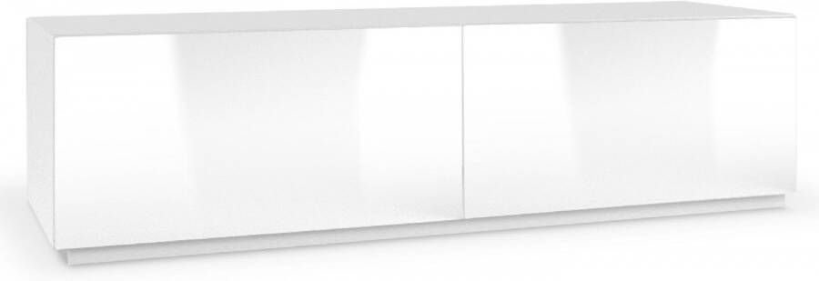 Home Style Tv meubel Livo 160 cm breed in wit met hoogglans wit