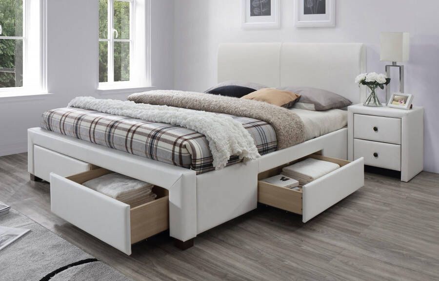 Home Style Tweepersoonsbed Modena 160x200cm in wit