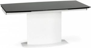 Home Style Uitschuifbare eettafel Anderson 160 tot 250cm breed zwart met wit