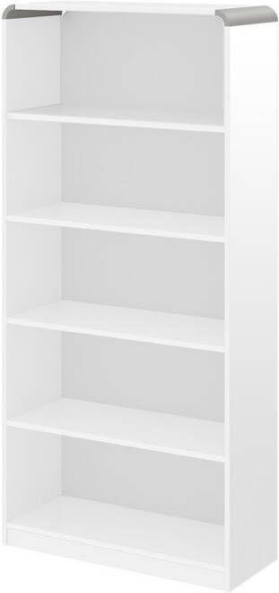 Hubertus Meble Boekenkast Murano 190 cm hoog in hoogglans wit